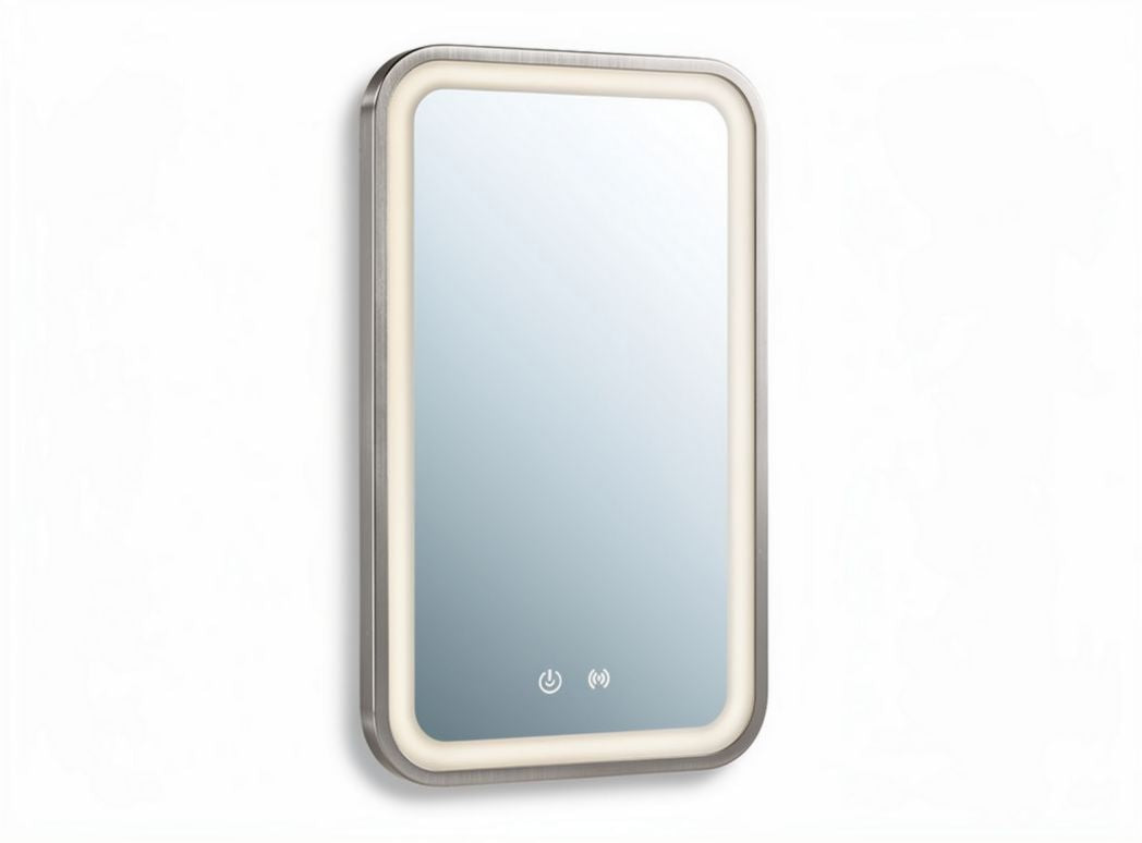 Wall-mounted LED bathroom mirror with touch control 40 x 25 x 5cm
